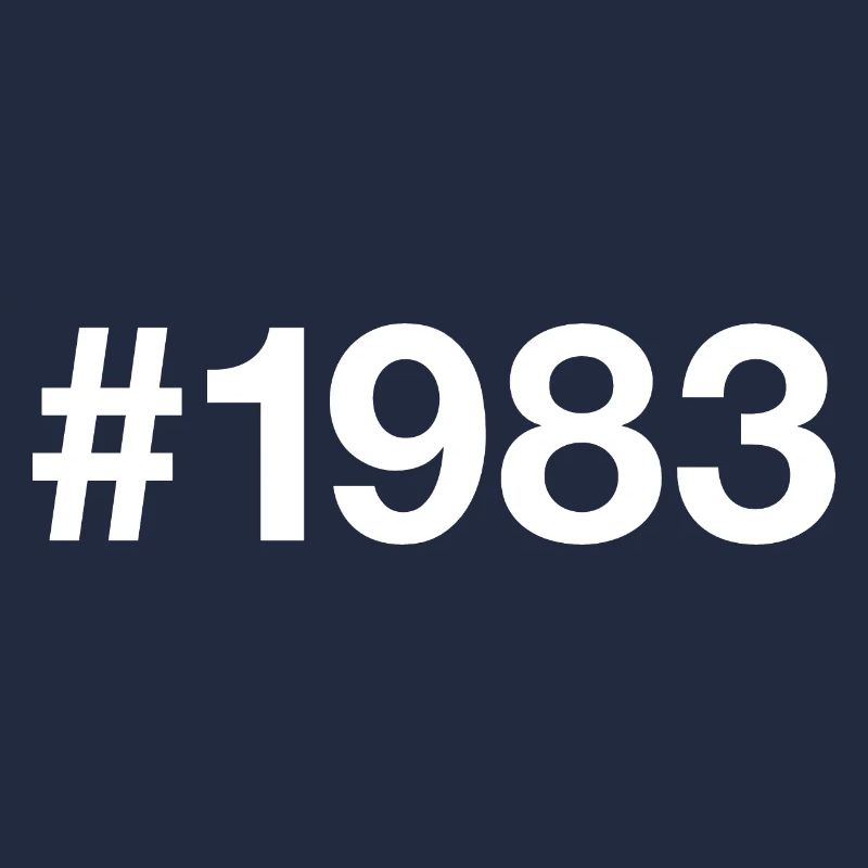 1983 Hashtag 43rd birthday 43 years