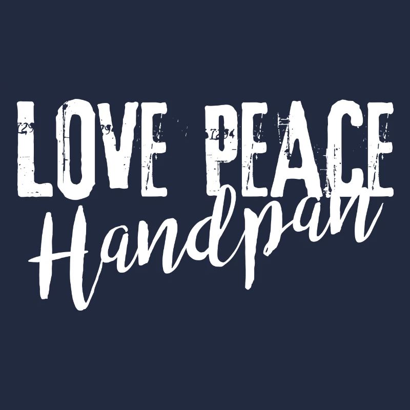 LOVE PEACE Handpan white