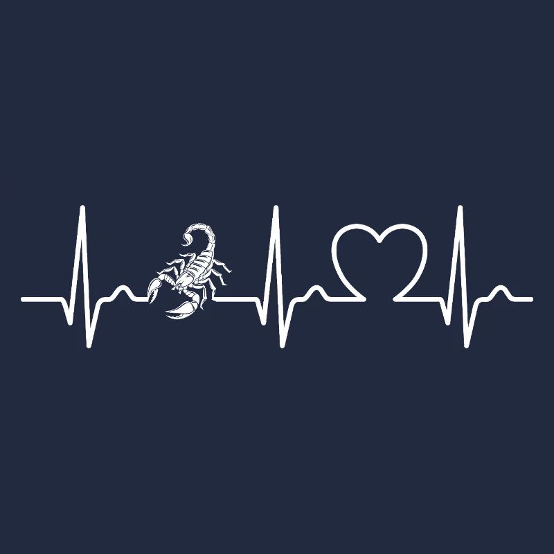 Scorpion - Dard empoisonné - Pouls - Courbe cardiaque - ECG