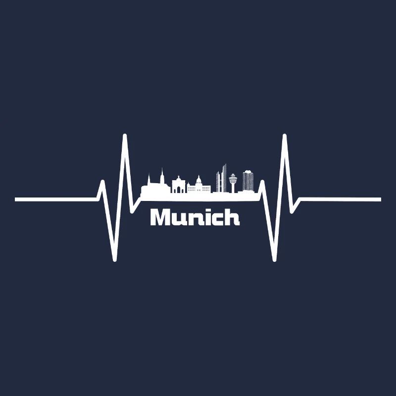 Heartbeat with Skyline Munich