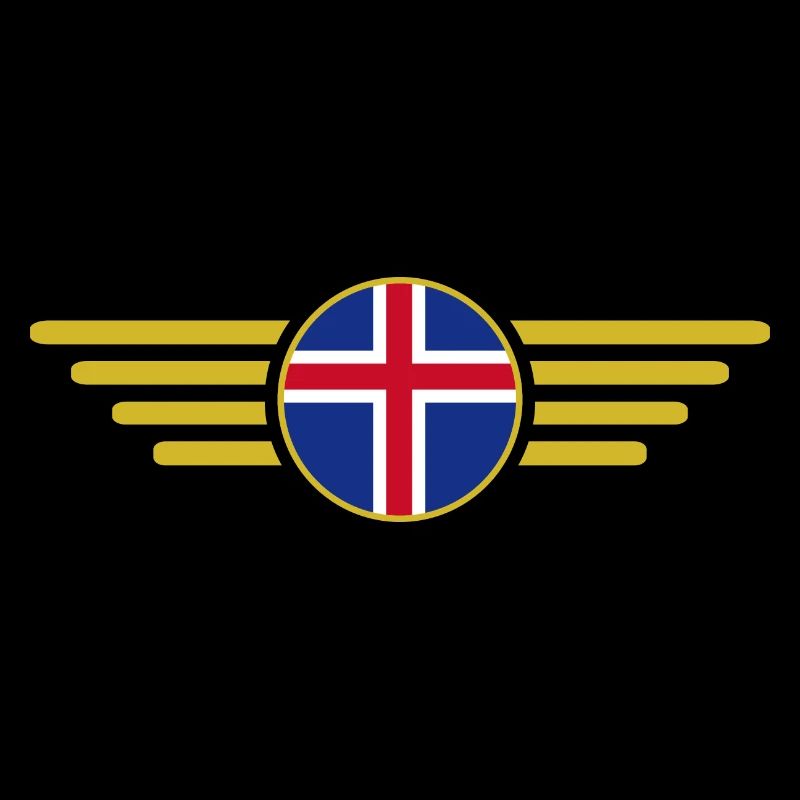 J’aime l’Islande T-shirt design de style élégance