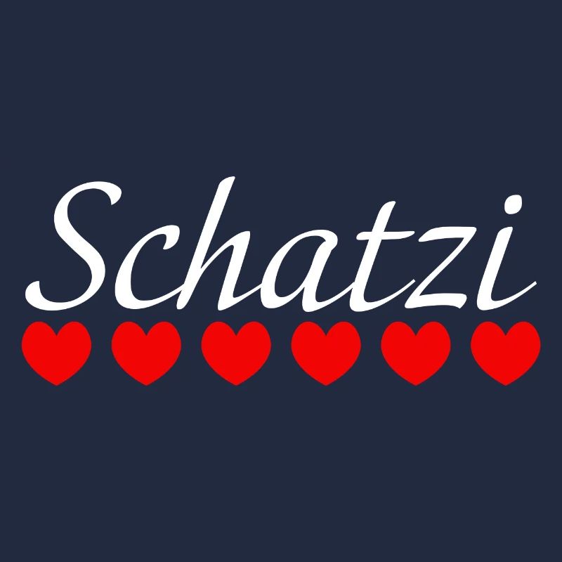 Herzchen Schatzi white