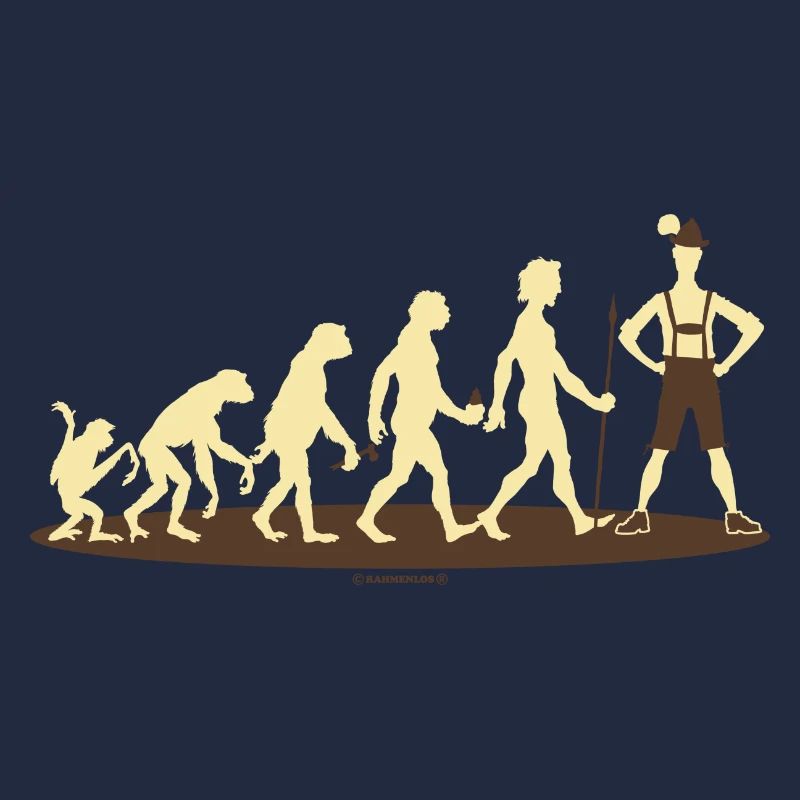 Evolution Bayer - RAHMENLOS Geschenk