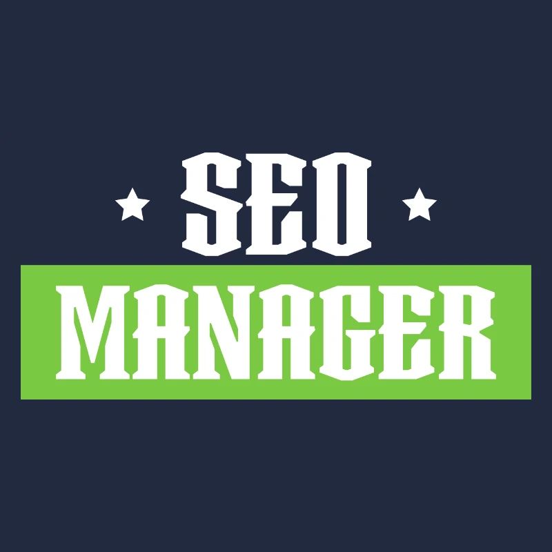SEO Manager tshirt vert noir
