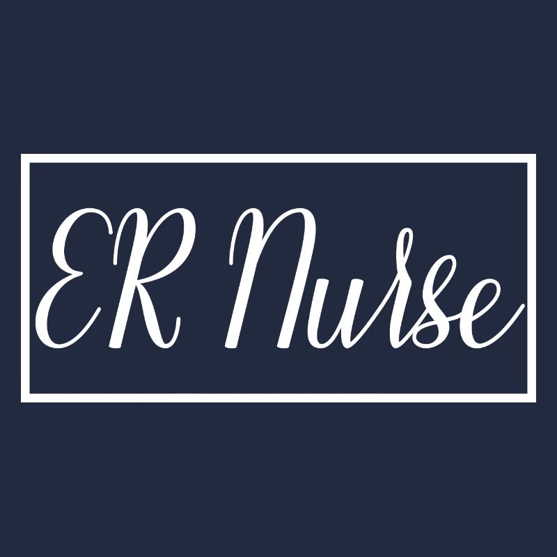 ER Nurse Proud Graduated Nursing Student