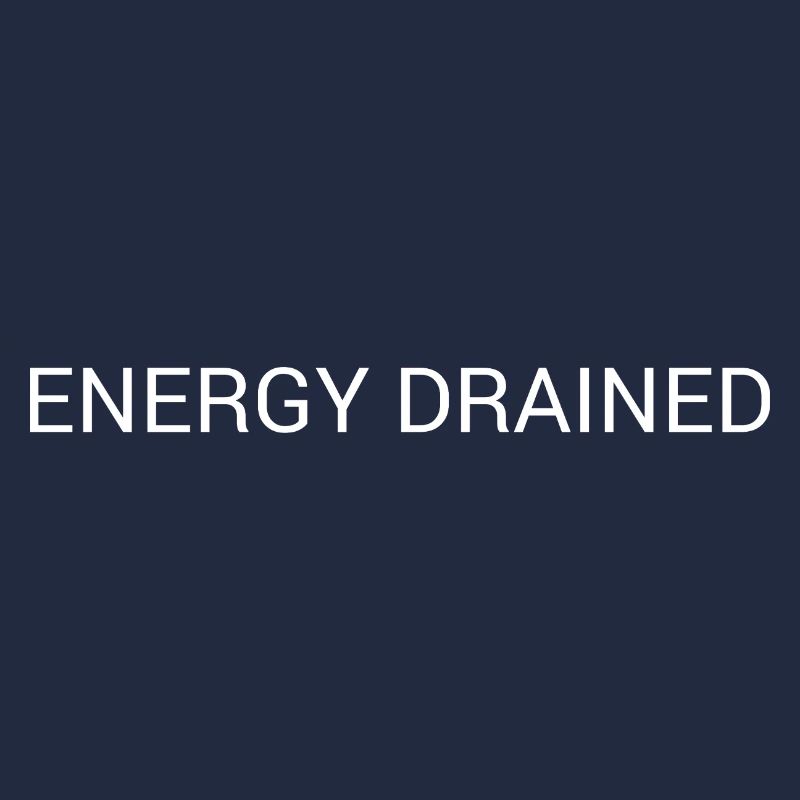 Énergie drainée – Conception minimale du texte