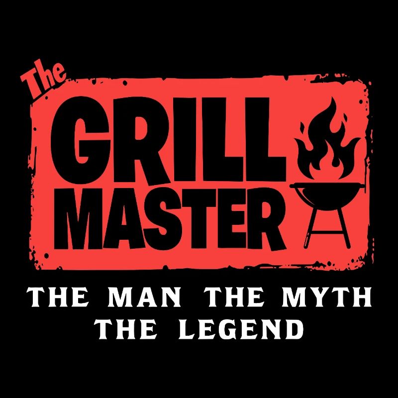 The Grillmaster BBQ Grilling Cult Saying