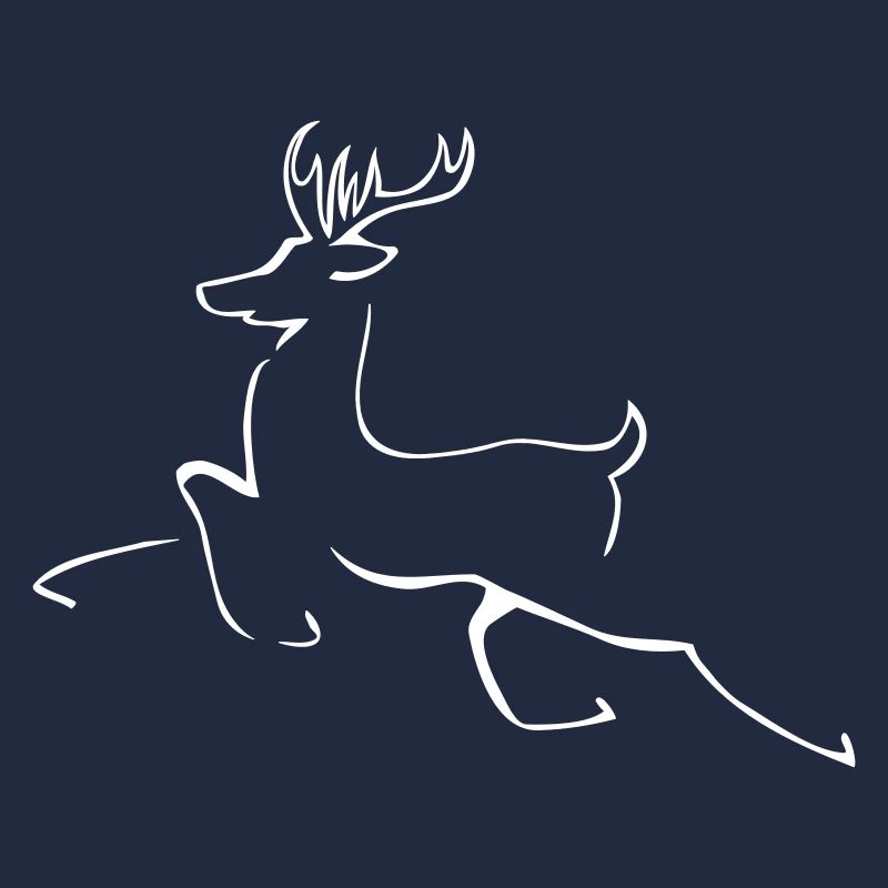 Reindeer Silhouette | Reindeer Stylish