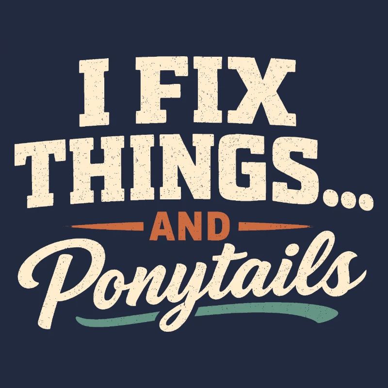 I repair everything, including ponytails | Dad