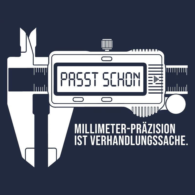 Handwerker Messschieber Millimeter Präzision