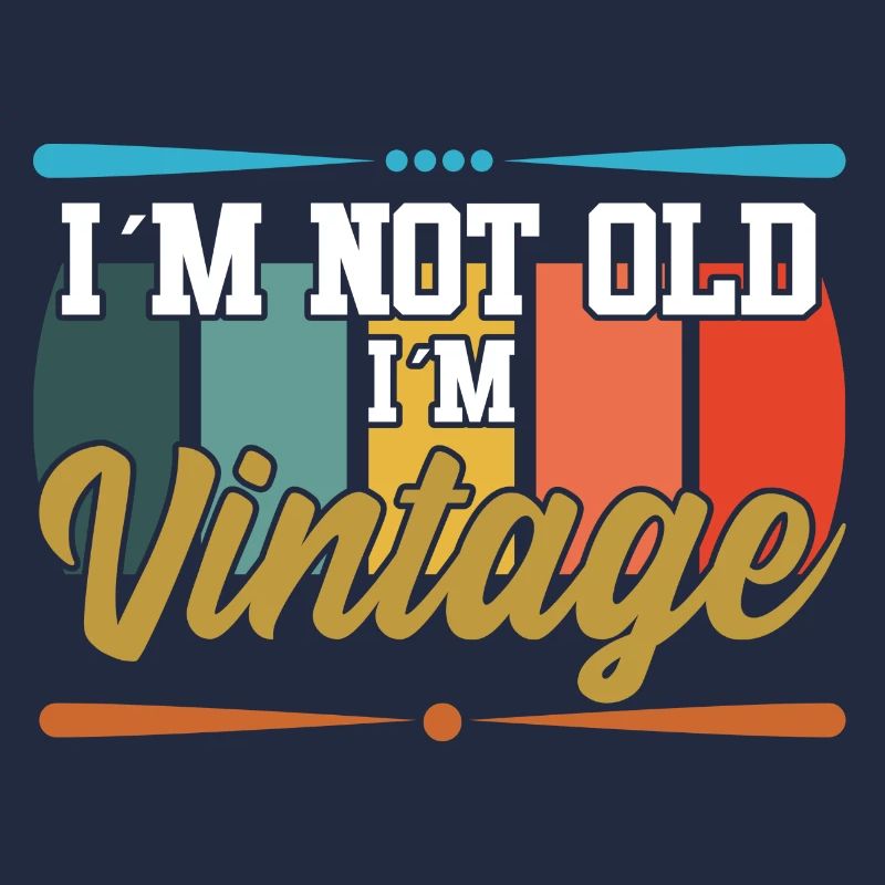 Ich bin nicht alt textile Geschenkidee