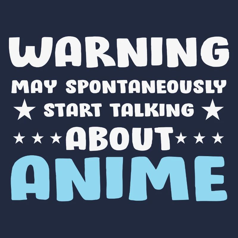 Anime Conversation Warning Saying Shirt