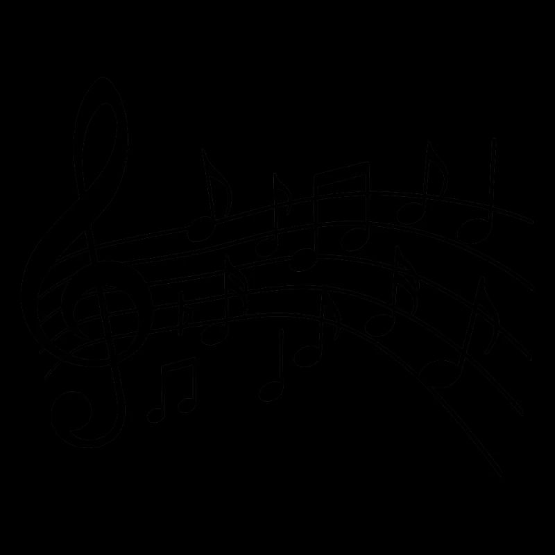 Notes de Musique Variante 2 Noir