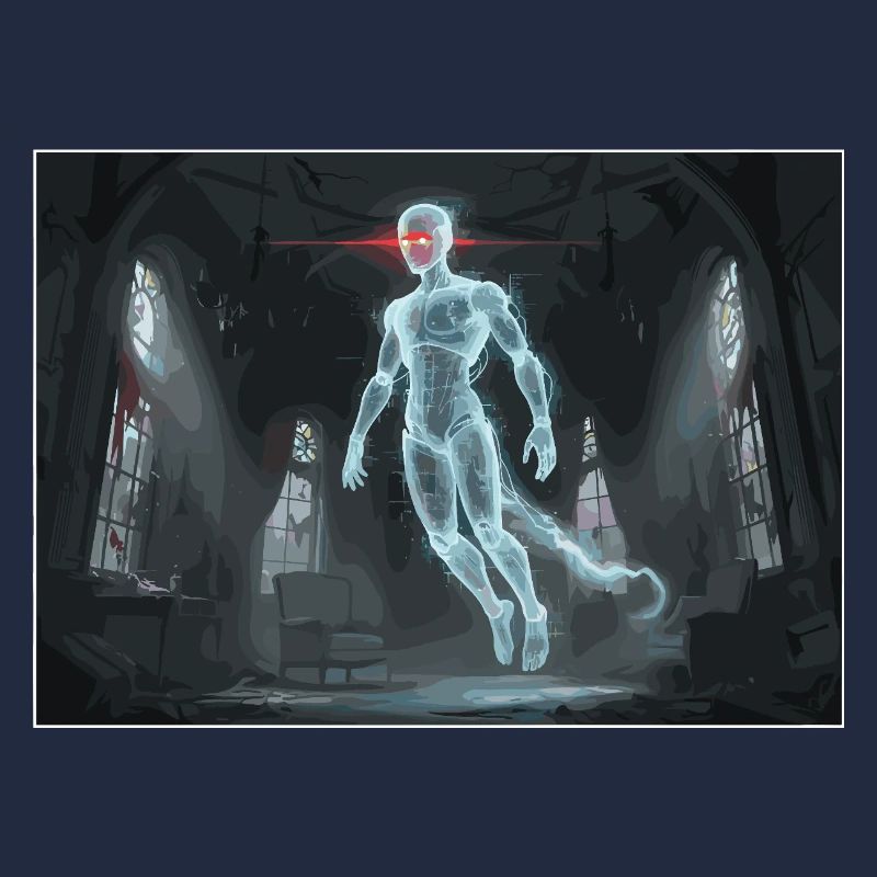 Fantôme numérique dans la maison hantée