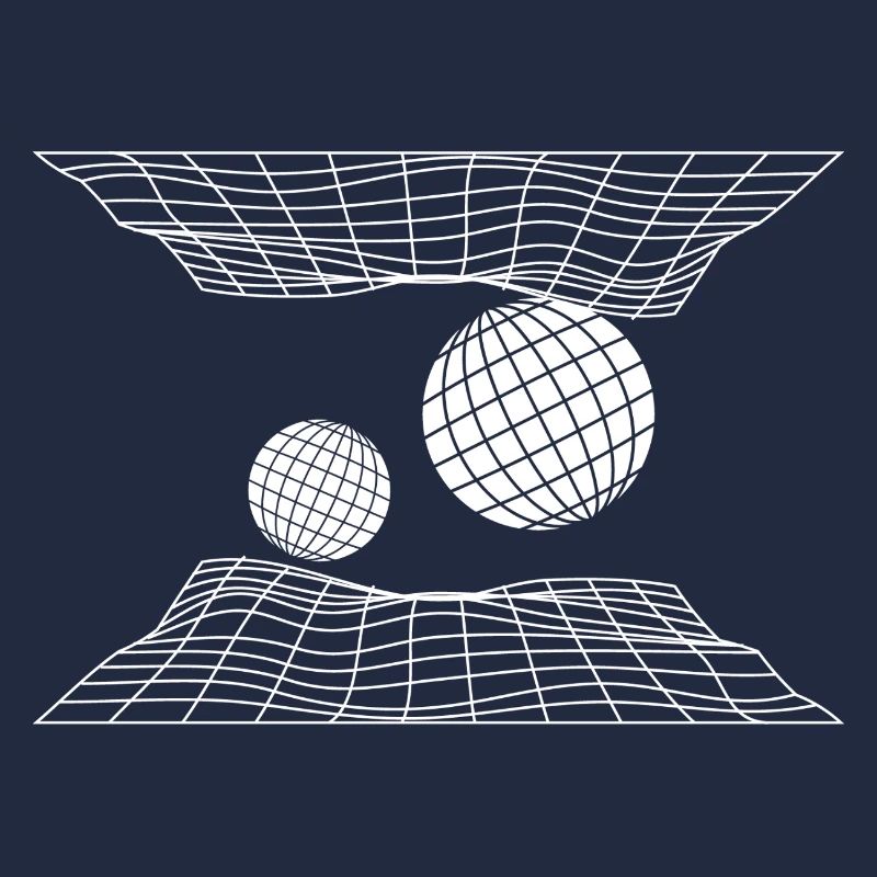 Futuristic Grid Space Spheres Design