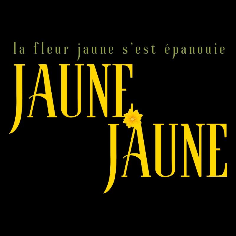 La fleur jaune