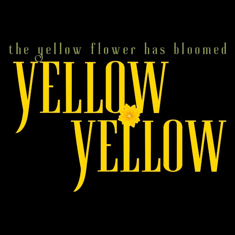 La fleur jaune