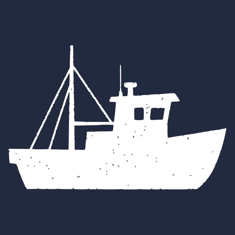 Bateau de pêche Cutter Vector de la mer du Nord