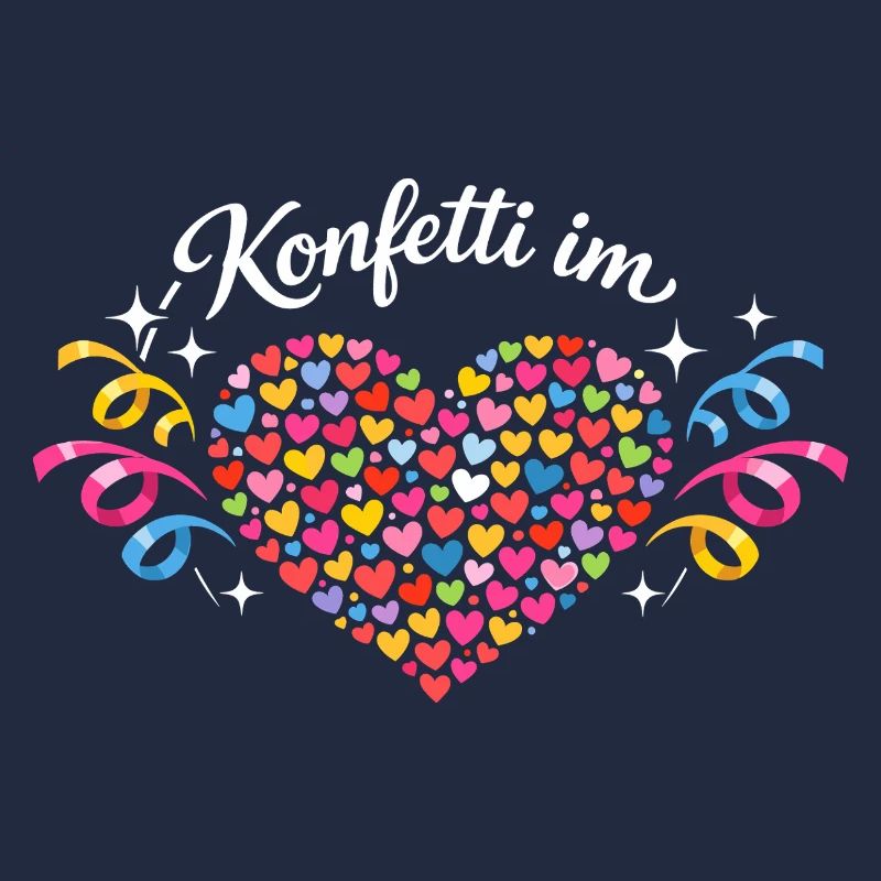 Konfetti Herz Geburtstag Geschenkidee