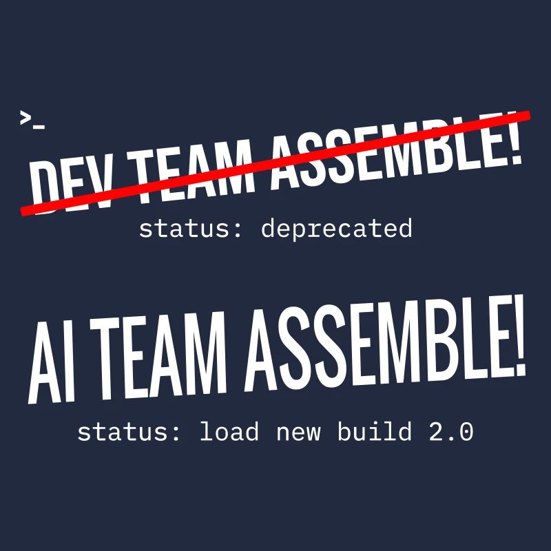 AI Team Assemble – Typography