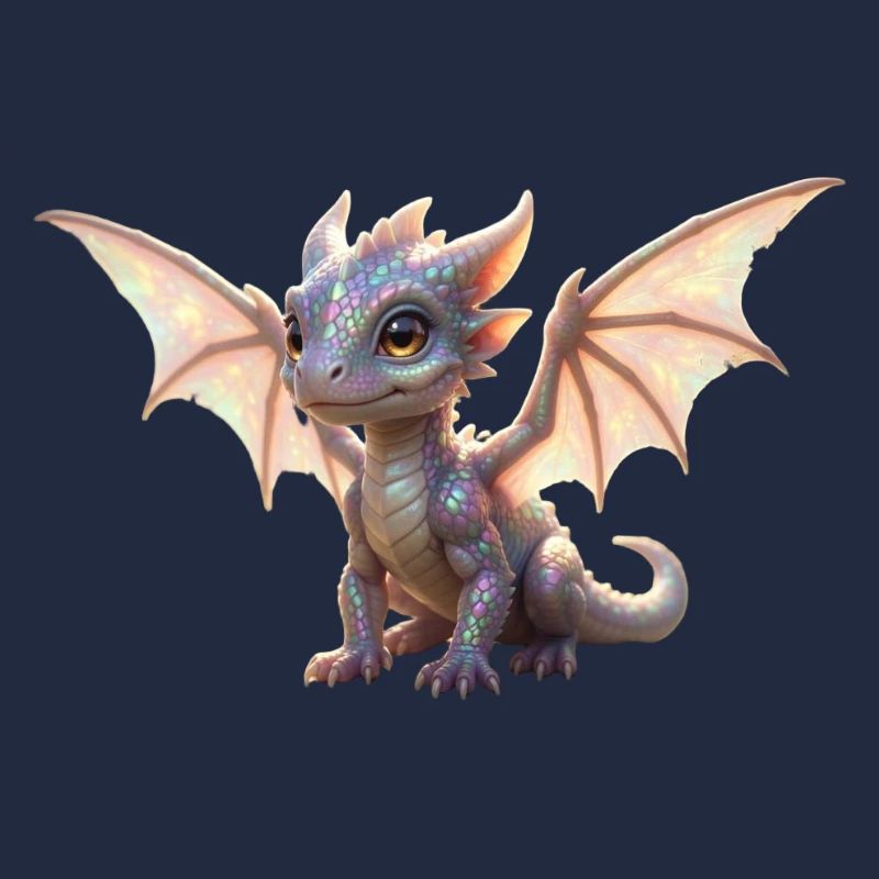 Irisdrache: Schillernder Flügeldrache