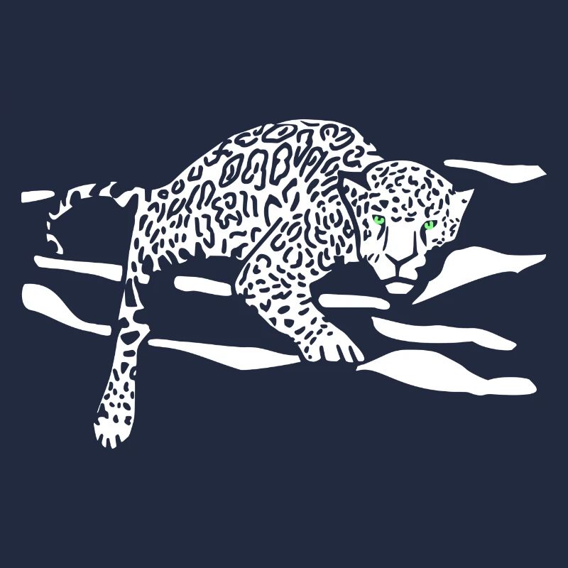 Leopard Sprung Silhouette