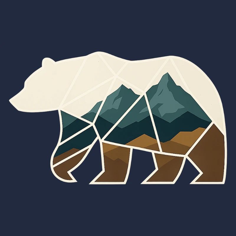 Bear Design Geometric