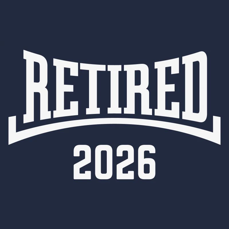 Retired 2026 (Retiree / Concave / White)