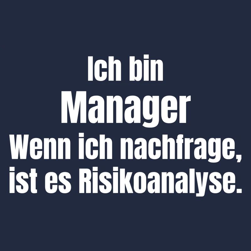 Ich bin Manager Risikoanalyse