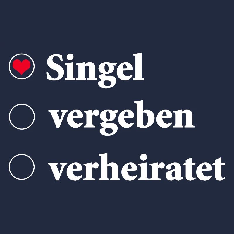 Statut de la relation Sélection Célibataire avec symbole de cœur