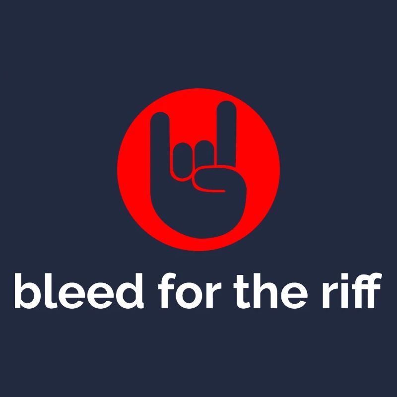 Bleed For The Riff rouge/blanc