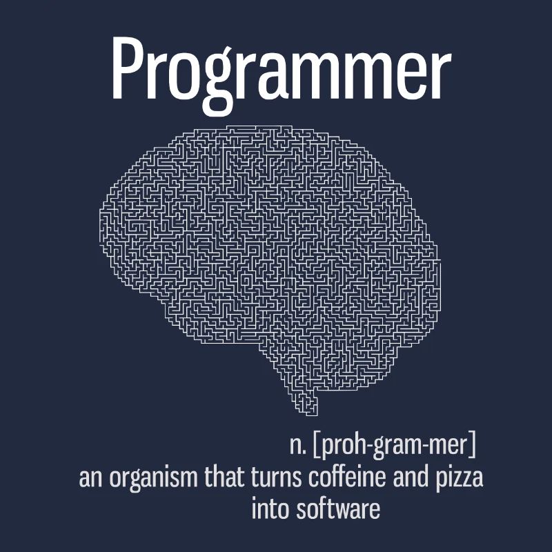 programmer brain pc informatik definition pizza lo