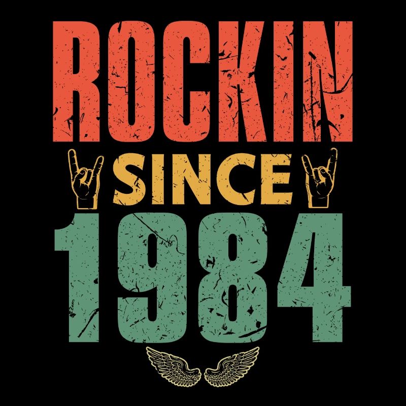 Geburtstag 1984 Spruch Rock