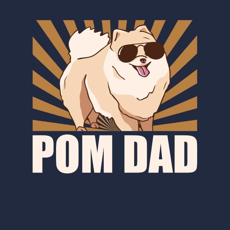 Zwergspitz Pomeranian Dad Hundebesitzer Geschenk
