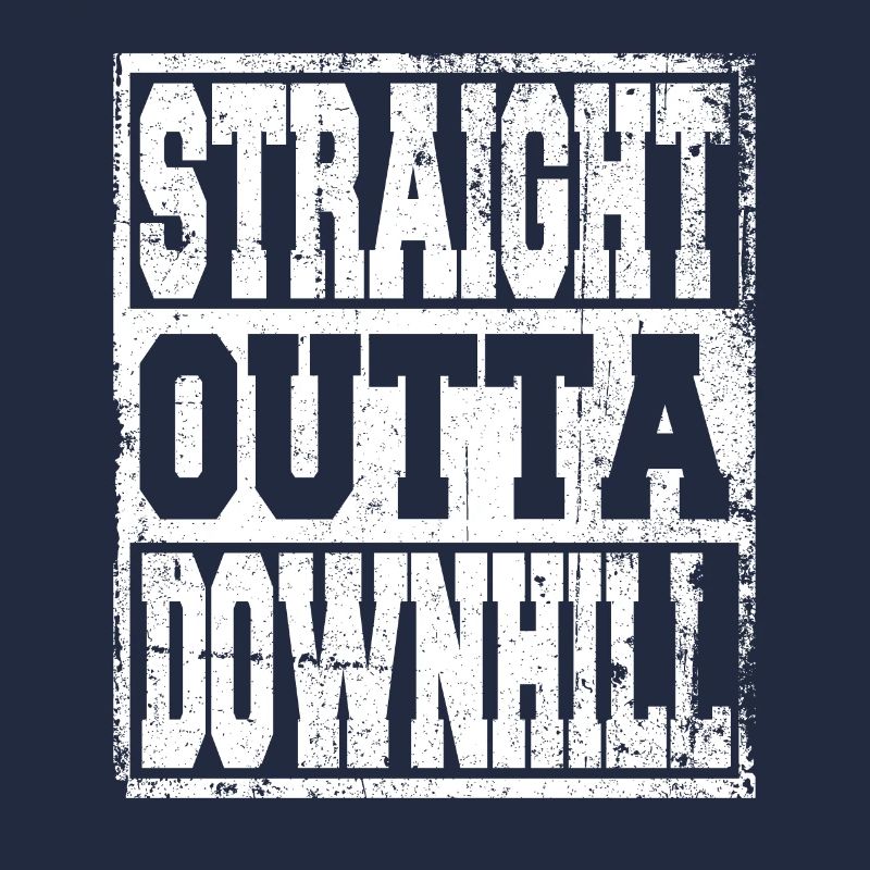Downhill Spruch lustig
