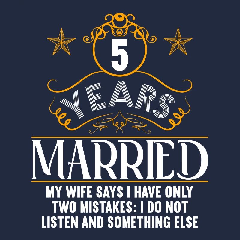 5 years married only 2 mistakes 5th wedding anniversary