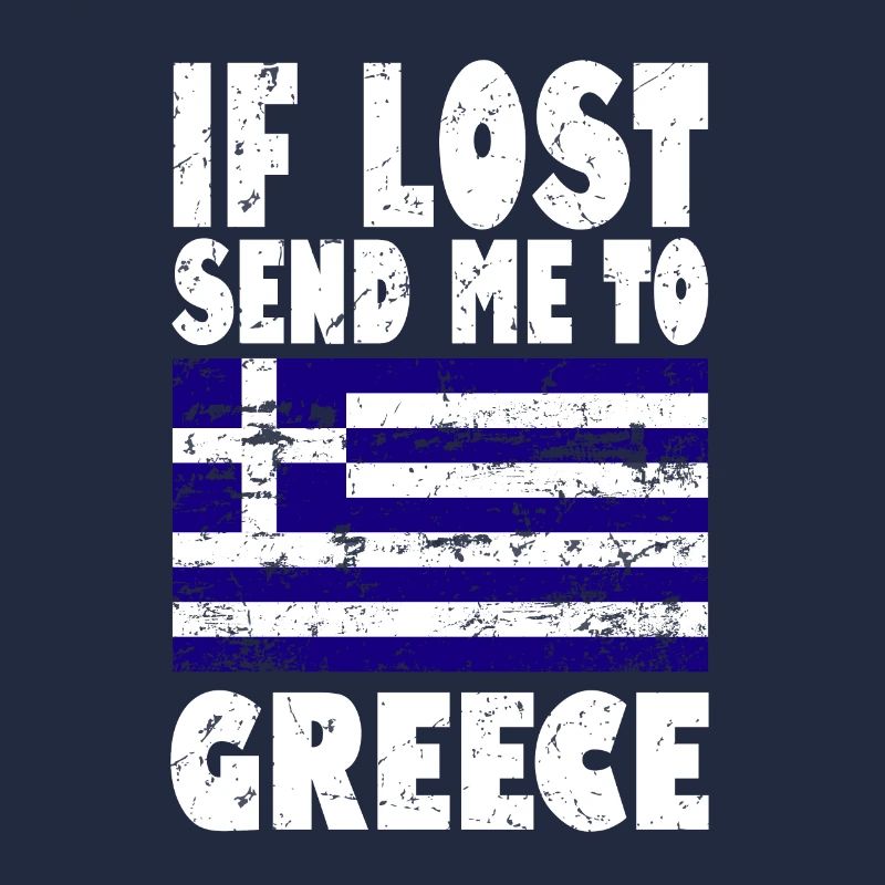 Griechenland Flagge Spruch
