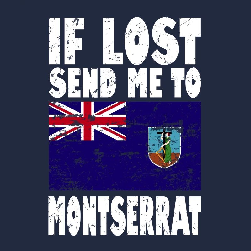 Montserrat Flagge Spruch