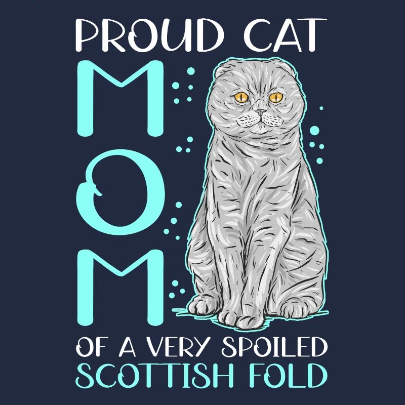 Scottish Fold-eared Cat Mom Cat Gift