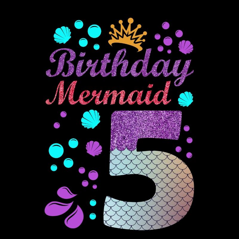 Birthday Mermaid 5 Shell Summer Vibe 5