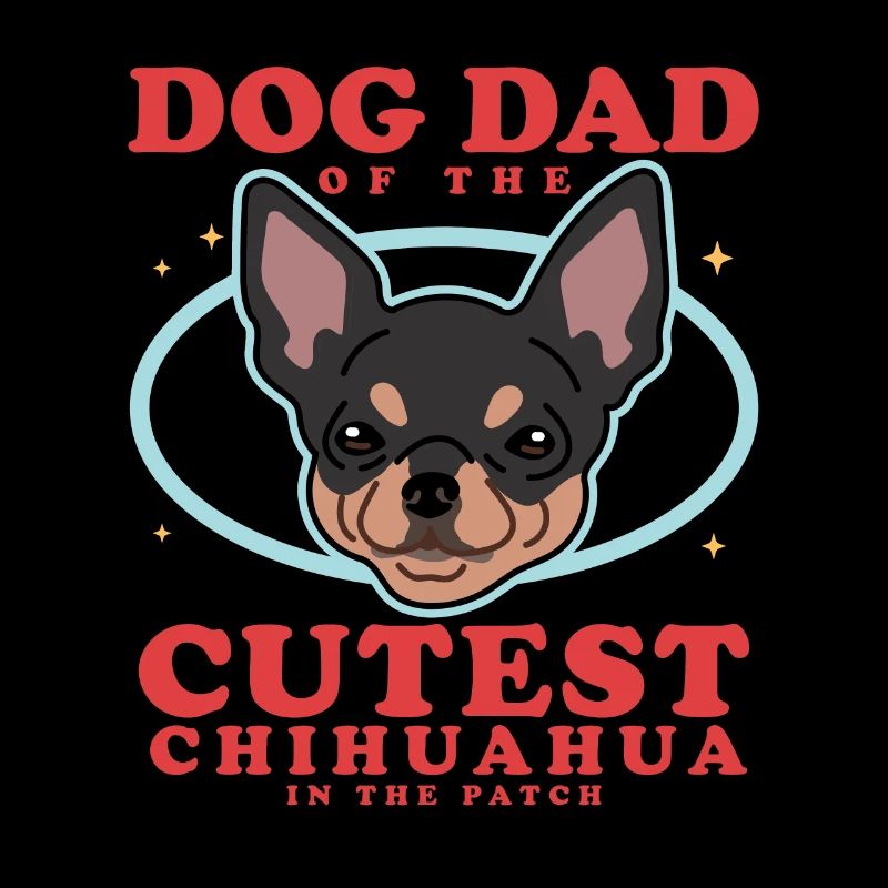 Chihuahua Dad Hundebesitzer Hunde Geschenk