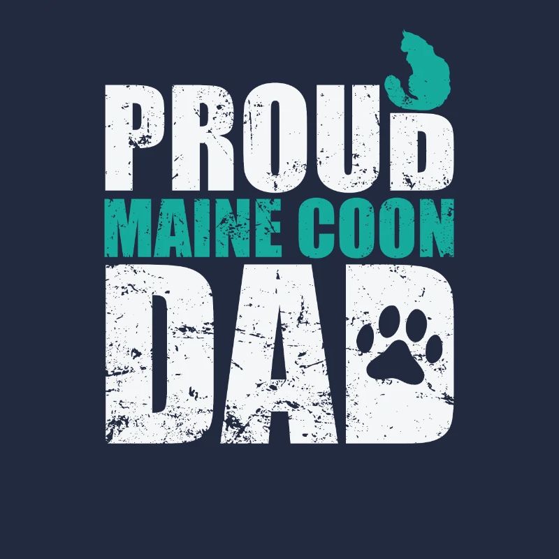 Fier Maine Coon Papa Chat Chat Chat