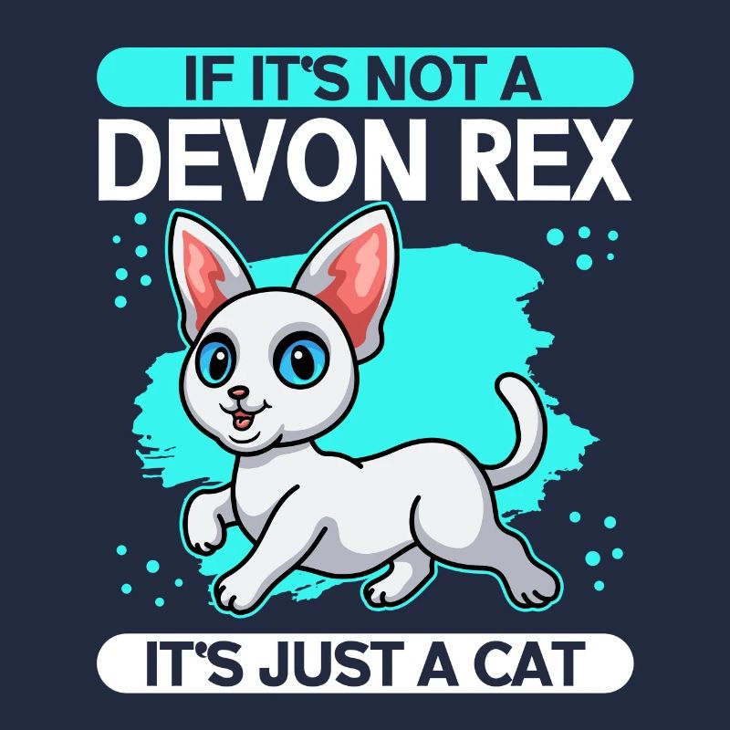 Devon Rex Cat Propriétaire Cat Cadeau Cat