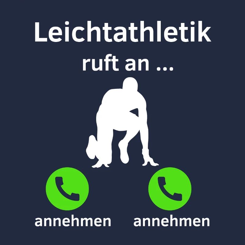 Leichtathletik ruft an - annehmen oder annehmen?
