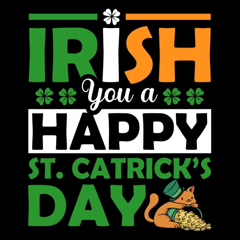 Irlandais Vous Un animal de vacances joyeux de la Saint-Patrick