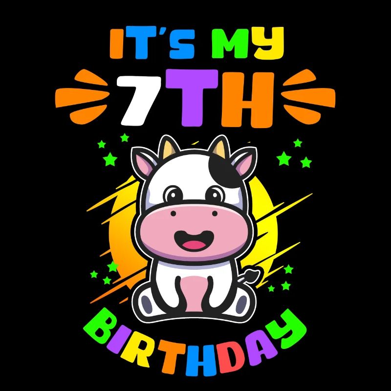 7. Geburtstag 7 Jahre alt Geschenk Geschenkidee
