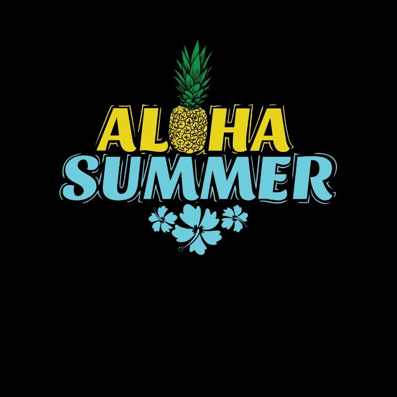 Aloha Summer Pineapple Sweet Fruit Tropical