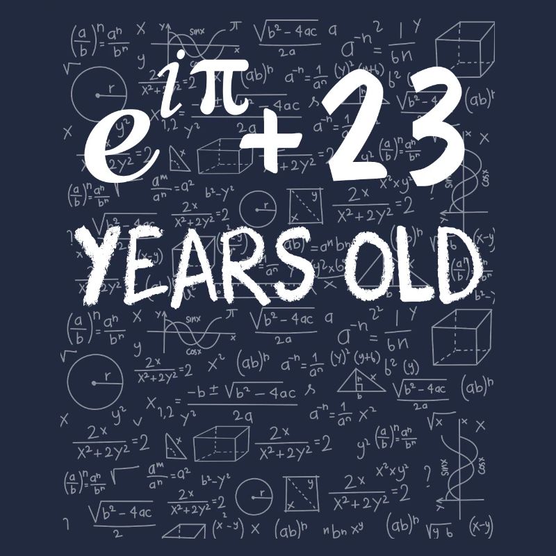 22nd birthday 22 years old Euler Identity math