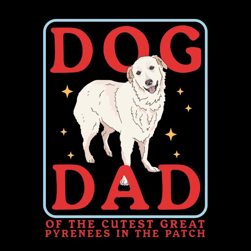 Pyrenäenberghund Dad Hunde Hundebesitzer Geschenk