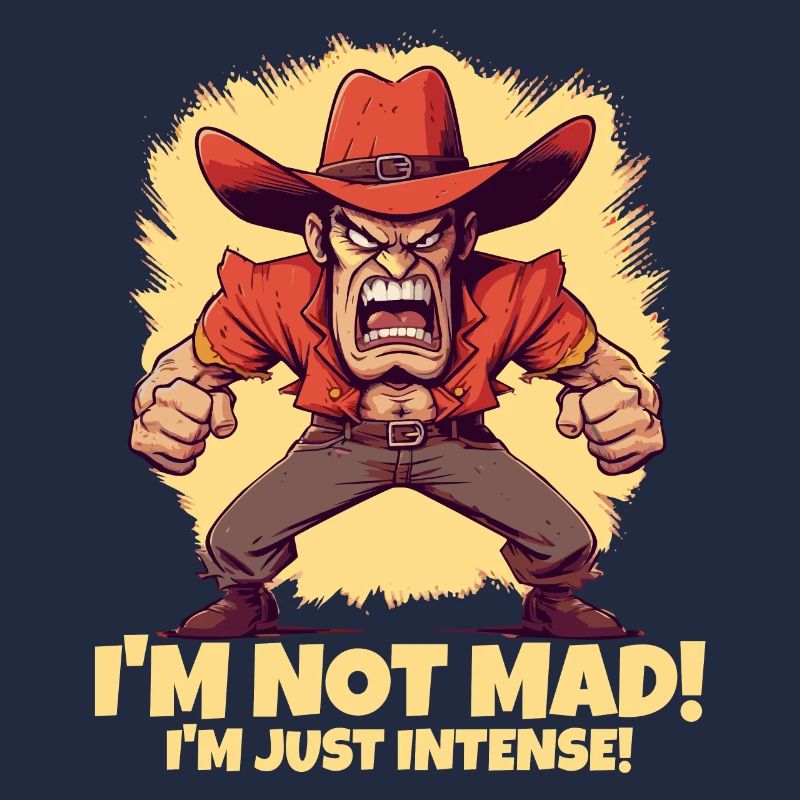 I'm not angry, just intense